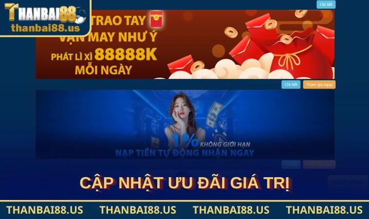 Cập nhật ưu đãi giá trị