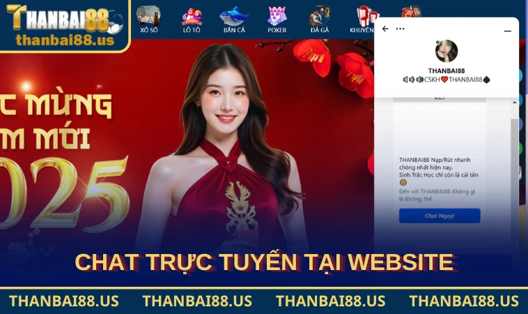 Chat trực tuyến tại website